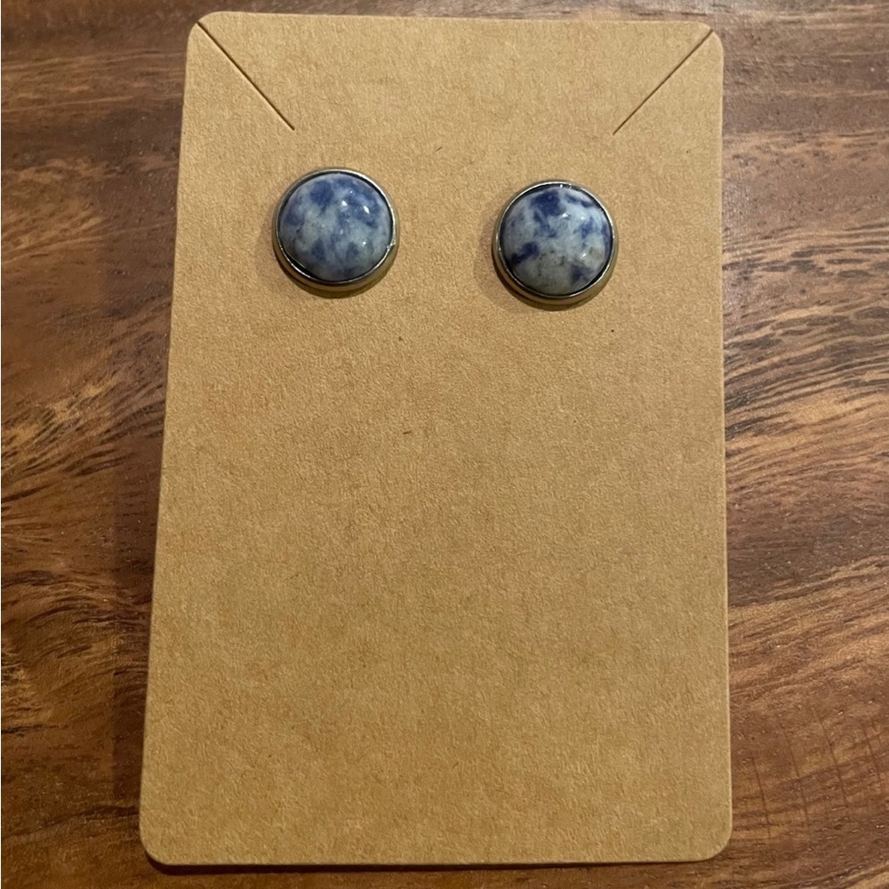 Sodalite stud earrings